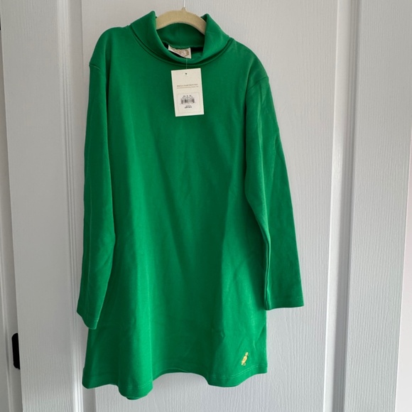 The Beaufort Bonnet Company Tatum’s Turtleneck Dress (Size 8, Kelly Green, NWT) - Picture 1 of 3